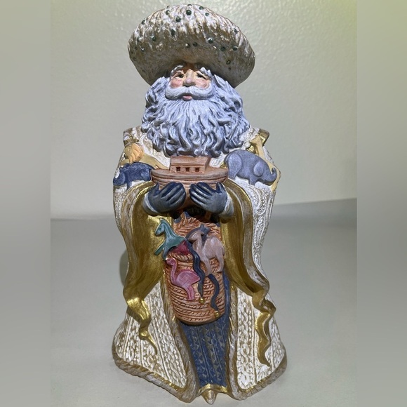 Noah Noah’s Ark Ceramic Hand Painted Figurine Bible Stories - Picture 1 of 9